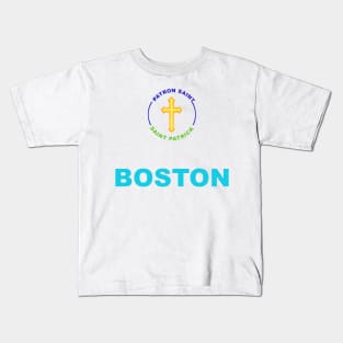 Boston City Patron Saint Kids T-Shirt